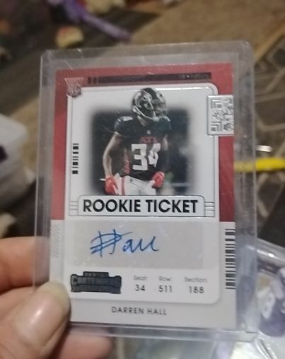 2021 Panini Contenders Rookie Ticket #200 Darren Hall — front
