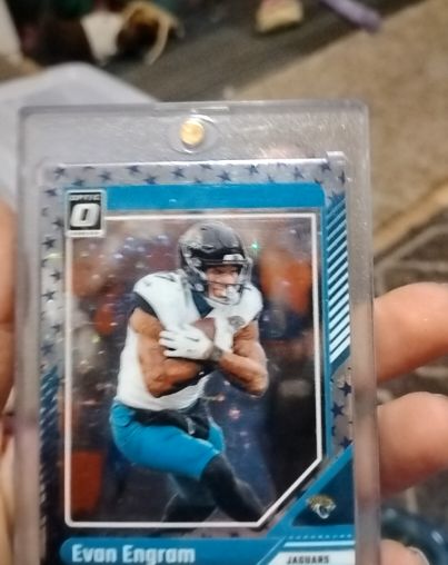 2024 Panini Donruss Optic #92 Evan Engram Jacksonville Jaguars Stars Prizm — front