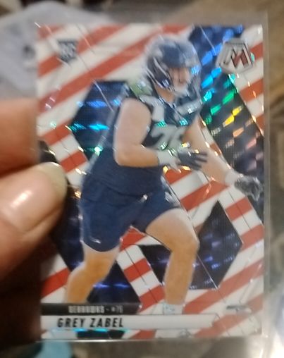 2025 Panini Mosaic #328 Grey Zabel — front