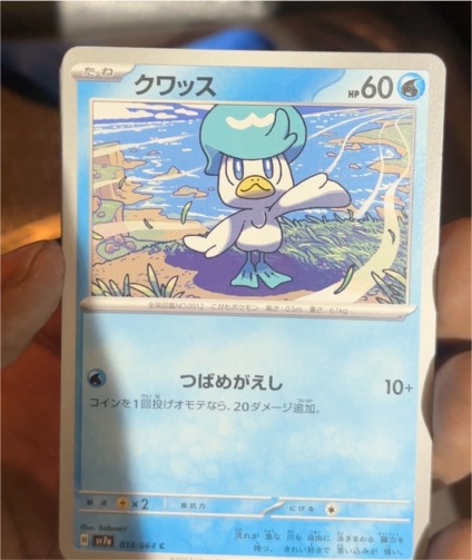 2024 Pokémon Paradise Dragona #013 Quaxly — front
