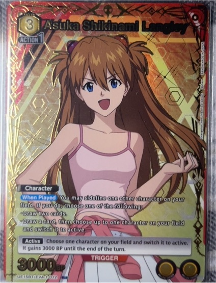Union Arena 2023 UE15BT/EVA-1-012 Asuka Shikinami Langley — front