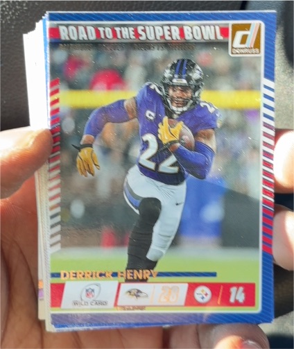 2025 Panini Donruss #2 Derrick Henry Road To The Super Bowl Baltimore Ravens — front