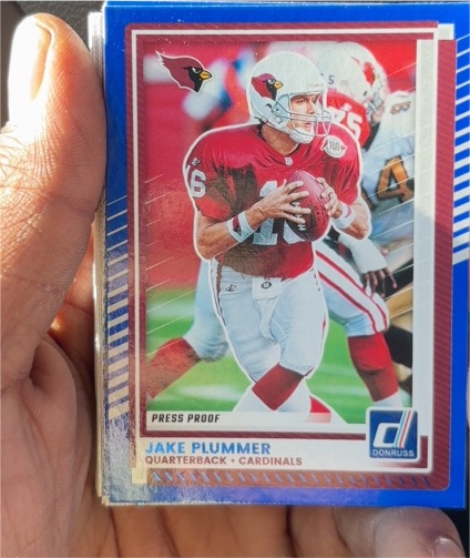 2025 Donruss #283 Jake Plummer Press Proof — front