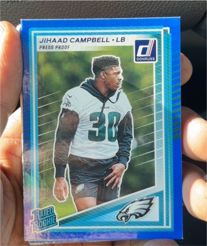 2025 Panini Donruss #343 Jihaad Campbell — front