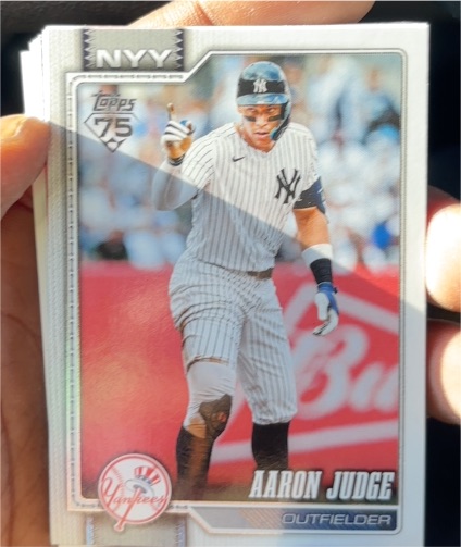 2026 Topps Series 1 #1 Aaron Judge — front