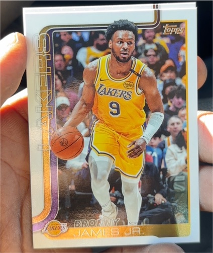 2025-26 Topps #152 Bronny James Jr. — front
