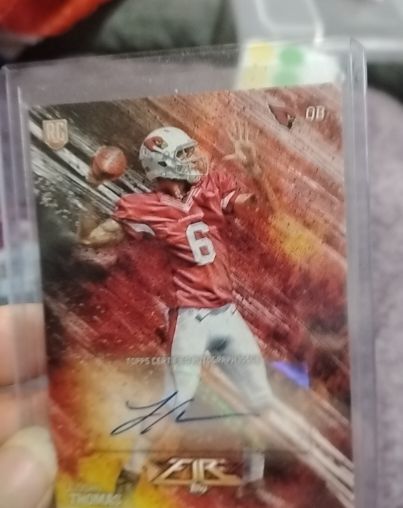 2014 Topps Fire #108 Logan Thomas — front