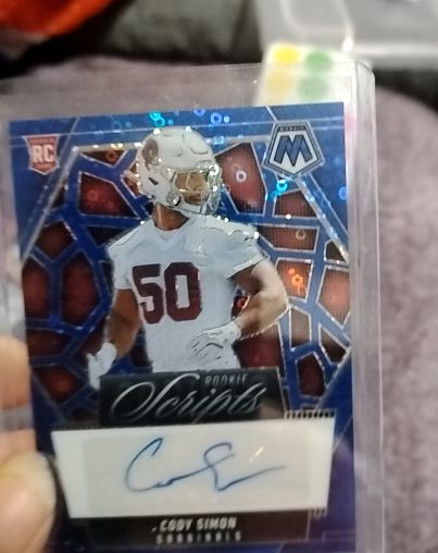 2025 Panini Mosaic Rookie Scripts #RS-CSN Cody Simon — front
