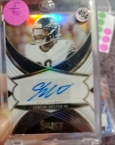 2024 Panini Select #SSP-GDS Gervon Dexter Sr. Signatures — front
