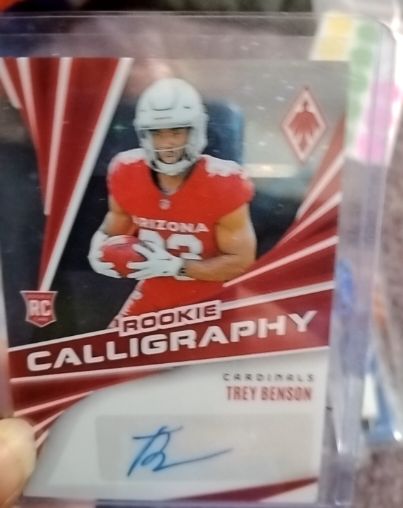 2024 Panini Phoenix Rookie Calligraphy Trey Benson — front