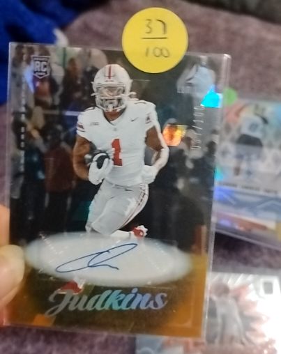2025 Panini Luminance #110 Quinshon Judkins — front