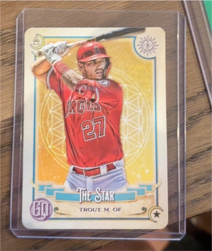 2020 Topps Gypsy Queen Tarot of the Diamond #TOD-8 Mike Trout — front