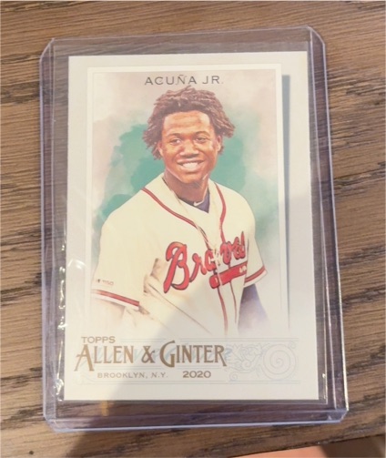 2020 Topps Allen & Ginter #88 Ronald Acuna Jr. — front