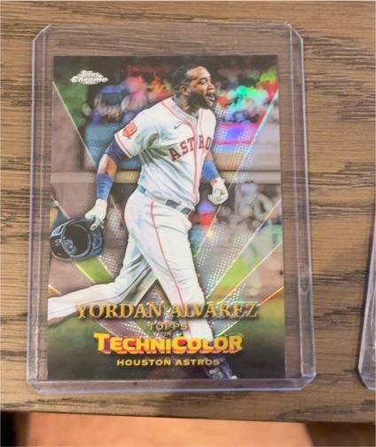 2023 Topps Chrome #TT-11 Yordan Alvarez Topps in Technicolor Houston Astros — front
