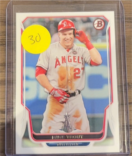 2014 Bowman #168 Mike Trout — front
