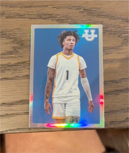 2023 Bowman University Chrome #09B-11 Mikey Williams — front