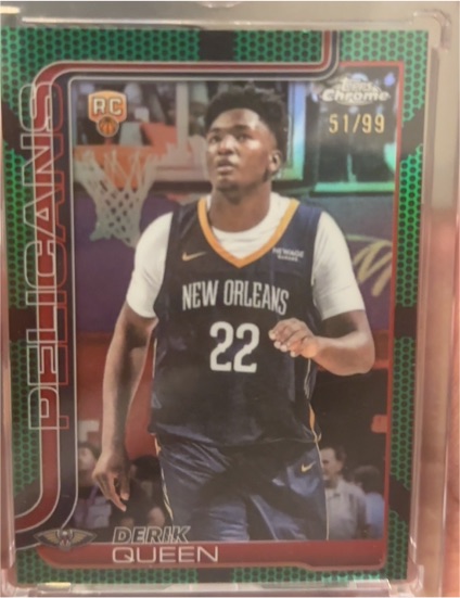 2025-26 Topps Chrome #263 Derik Queen — front