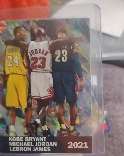 2021 Kobe Bryant, Michael Jordan, LeBron James Promo Card — front