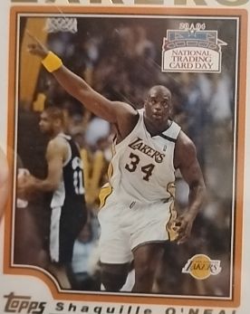 2004 Topps National Trading Card Day #9 Shaquille O'Neal — front