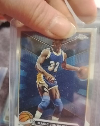 2023-24 Topps Chrome #97 Magic Johnson — front