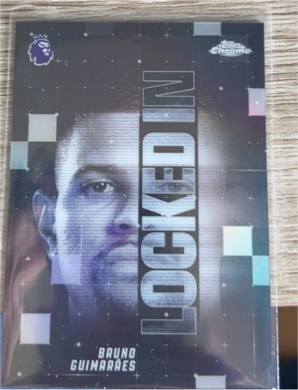 2026 Topps Chrome Premier League #LI-39 Bruno Guimaraes Locked In — front
