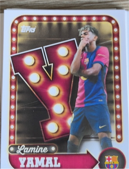 2025 Topps FC Barcelona #25 Lamine Yamal — front
