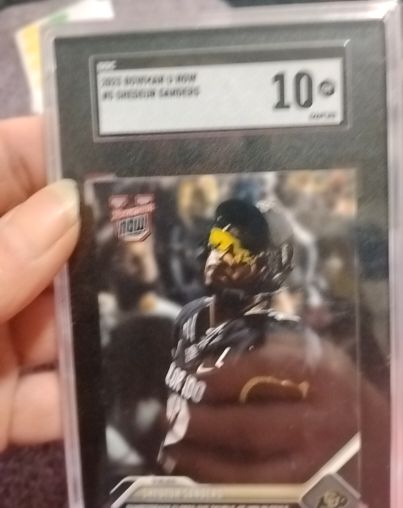 2023 Bowman U Now #5 Shedeur Sanders — front