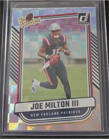 2024 Panini Donruss The Rookies #TR-10 Joe Milton III — front