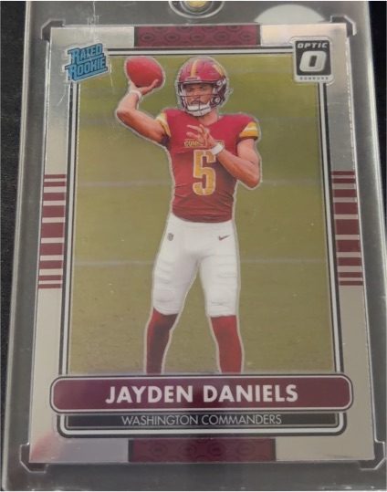 2024 Panini Donruss Optic #2 Jayden Daniels 2014 Retro Series Rookie — front