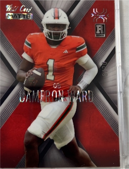 2025 Wild Card Matte #MXP-CW Cameron Ward Rookie — front