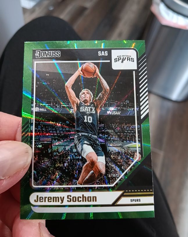 2024-25 Donruss #180 Jeremy Sochan — front