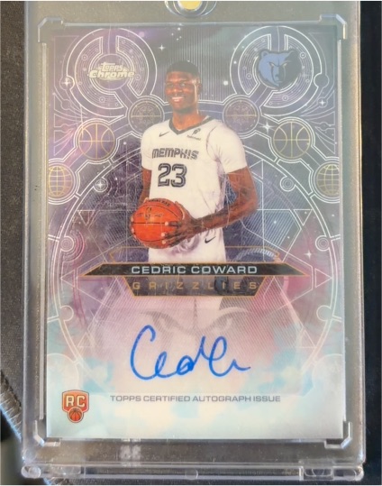 2025-26 Topps Chrome #CHR-CC Cedric Coward — front