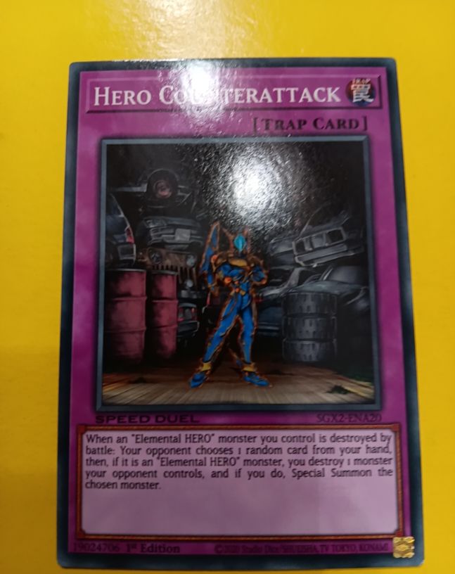 Yu-Gi-Oh! Hero Counterattack SGX2-ENA20 — front