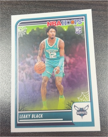 2023-24 Panini Haunted Hoops #248 Leaky Black — front