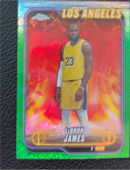 2024-25 Topps Chrome #22 LeBron James — front