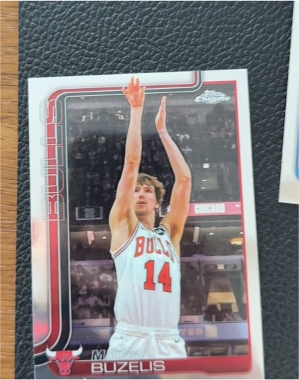 2025-26 Topps Chrome #231 Matas Buzelis — front