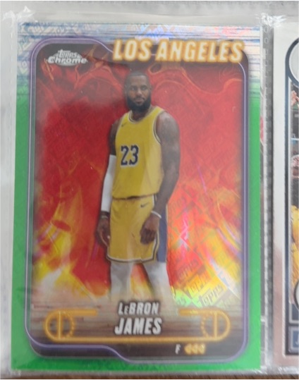 2024-25 Topps Chrome #22 LeBron James — front