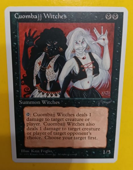 1993 Magic: The Gathering #31 Cuombajj Witches — front