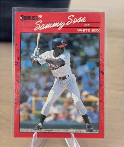 1990 Donruss #489 Sammy Sosa — front