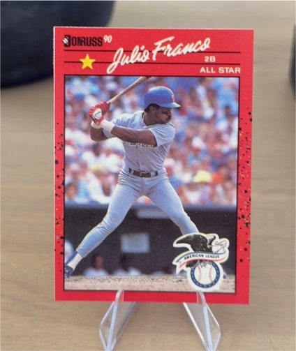 1990 Donruss #701 Julio Franco All Star — front