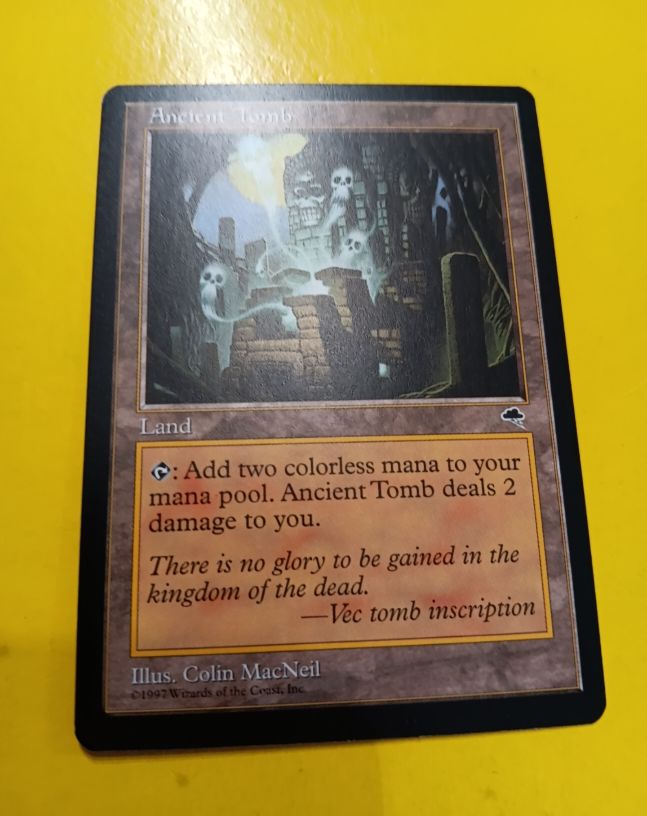1997 Magic: The Gathering #PM802 Ancient Tomb — front