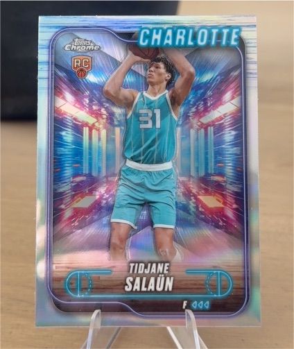 2024-25 Topps Chrome #148 Tidjane Salaün — front