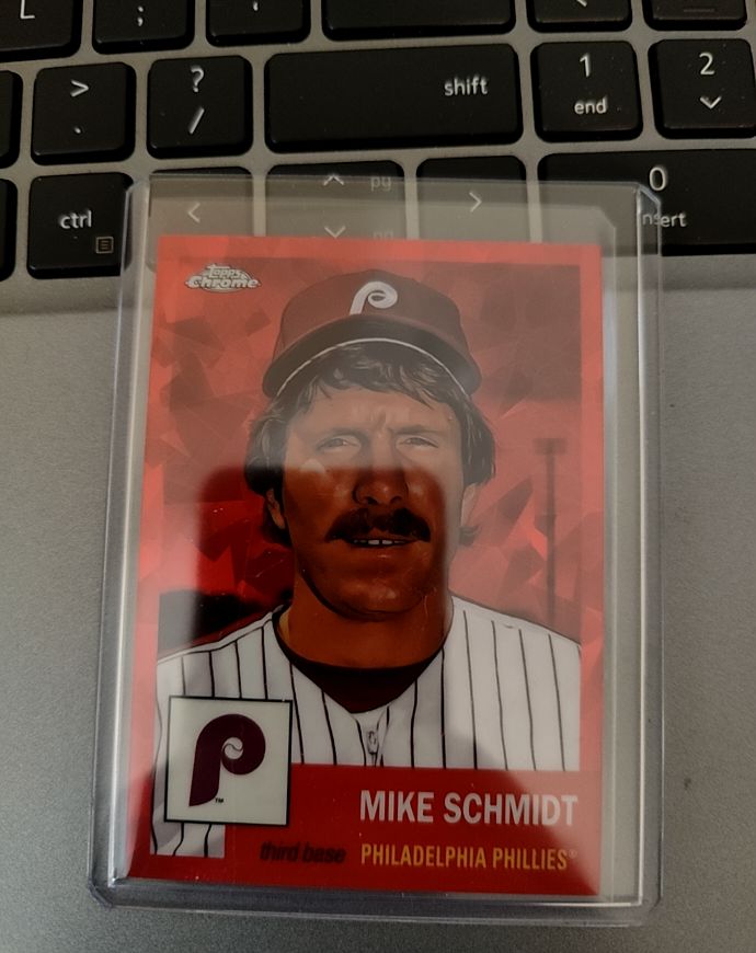 2022 Topps Chrome Platinum Anniversary #401 Mike Schmidt — front