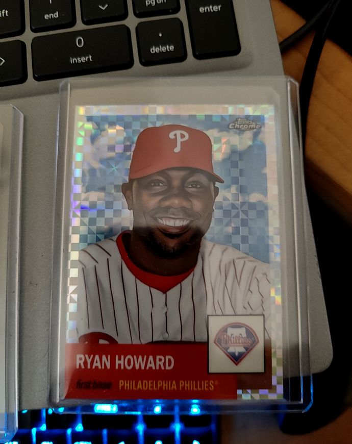 2022 Topps Chrome Platinum Anniversary #462 Ryan Howard — front