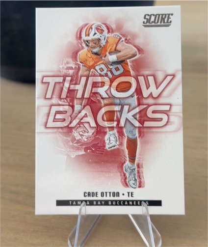 2025 Panini Score Throwbacks #19 Cade Otton — front