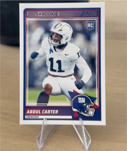 2025 Score Football #16 Abdul Carter — front