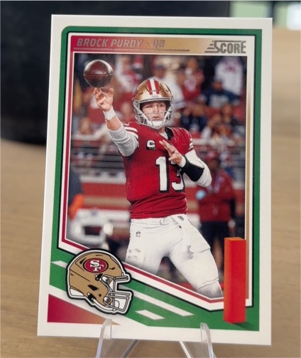 2025 Panini Score #47 Brock Purdy — front