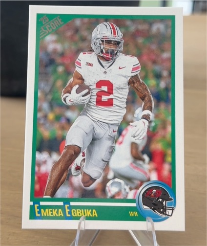 2025 Panini Score #8 Emeka Egbuka — front