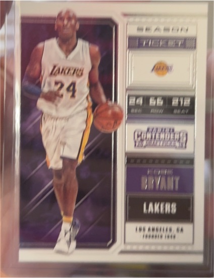 2018 Panini Contenders Draft Picks Season Ticket #34 Kobe Bryant — front