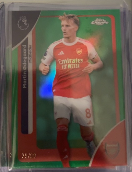 2026 Topps Chrome Premier League #12 Martin Odegaard — front